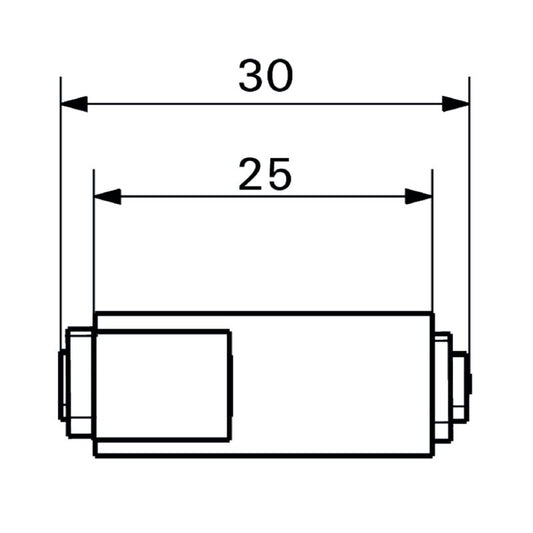 2003390000 - HDMI Coupling, Type Signal Insert, -15°C to 50°C
