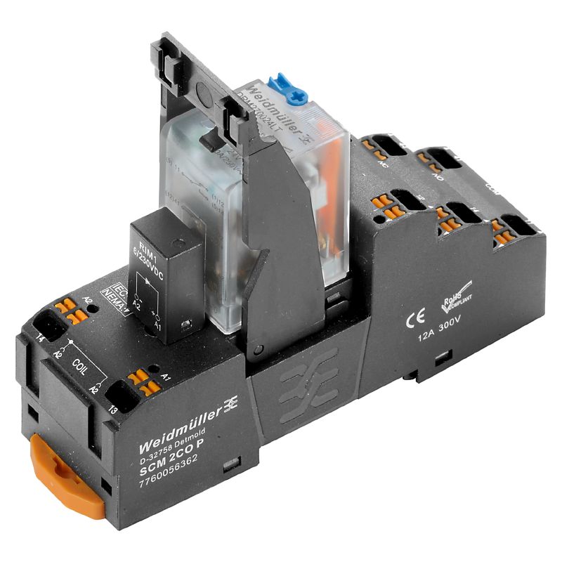 2576120000 - 24V DC DRM Relay Module with 2 CO Contacts  (Pack of 10)