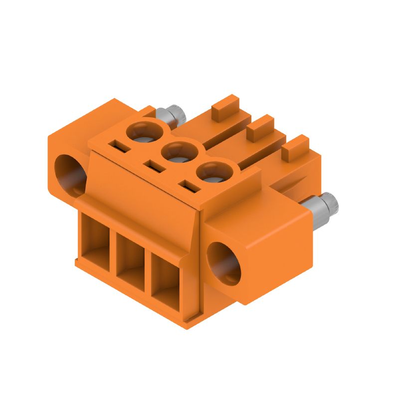 1941020000 - 3-Pole 3.81mm Female PCB Connector with 180° Clamping  (Pack of 50)