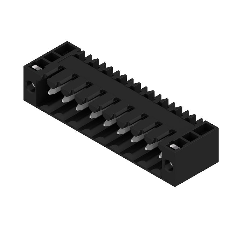 1681710000 - 3.50mm 9-Pole PCB Male Header Connector, Black Box  (Pack of 50)