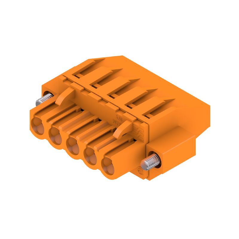 1950340000 - 5-Pole 5.08mm PCB Plug Connector, 270° Clamping Yoke  (Pack of 48)