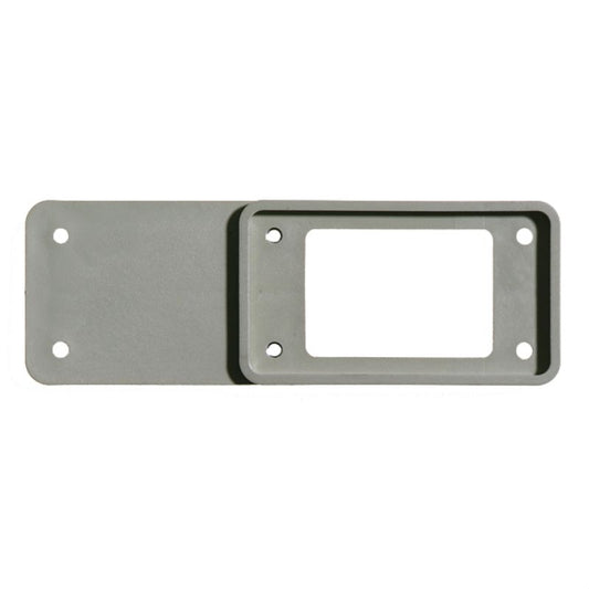 1664990000 - Grey Heavy-Duty Plastic Connector Adapter Plate, 8 Size, ROHS Compliant  (Pack of 10)