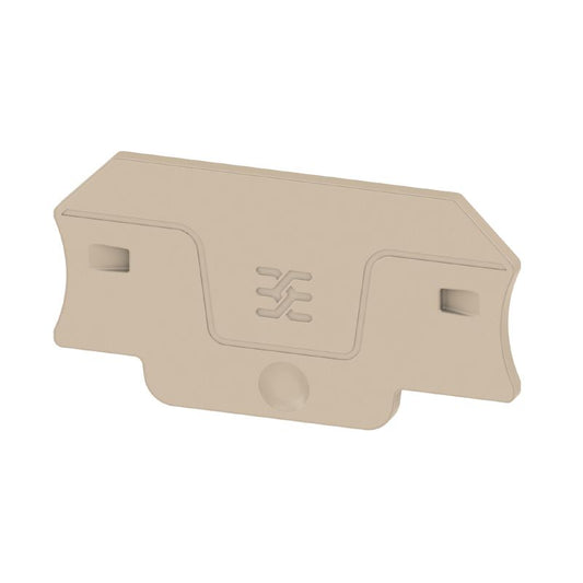 2871750000 - Snap-On Dark Beige Terminal End Plate, 55mm Height  (Pack of 20)