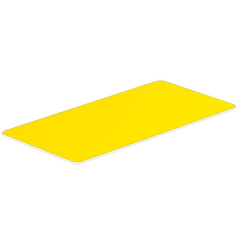 2621290000 - Yellow Self-Adhesive Polyester Device Marker, 30x60mm  (Pack of 100)
