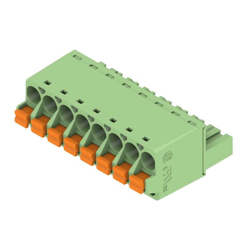 1192970000 - 5.08mm 8-Pole Female Plug Connector with PUSH IN Design  (Pack of 42)