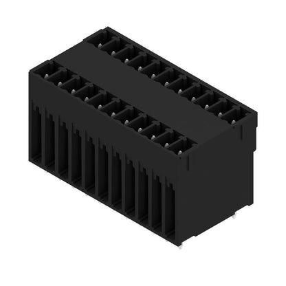 1031050000 - 22-Pole 3.81mm Male PCB Header Connector, THT/THR, Black Tin  (Pack of 50)