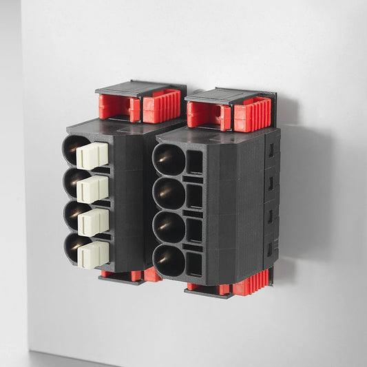 1060410000 - 7.62mm 4-Pole PCB Connector with 180° Angle and PUSH IN Method  (Pack of 45)