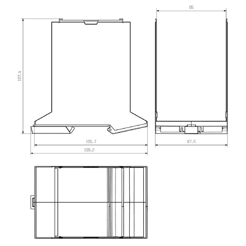 1235250000 - OMNIMATE Modular Housing, 67.5mm, RoHS Compliant, IP20 Rated  (Pack of 4)