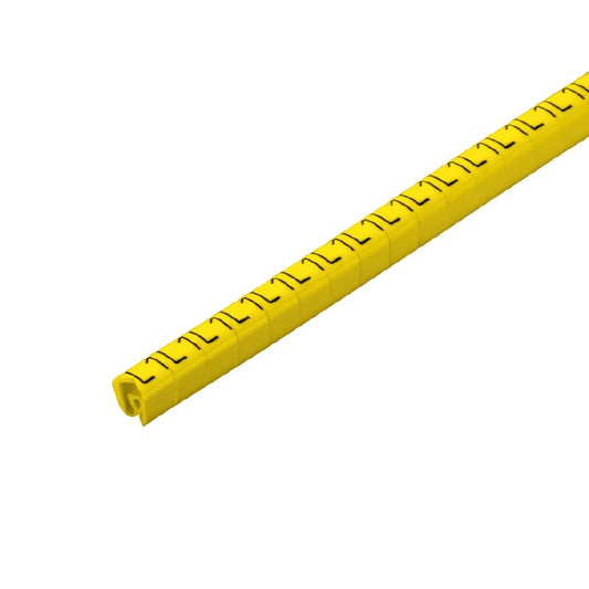 1871901728 - 4-10mm PVC Cable Markers, RoHS Compliant, Temp Range -30 to 80°C  (Pack of 125)