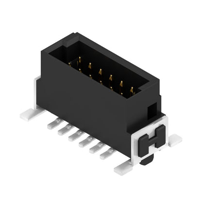 2746980000 - 12-Pole 1.27mm PCB Connector with Elbow Design  (Pack of 280)