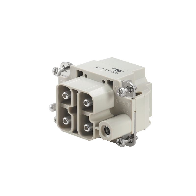 1789990000 - 1000V Male Connector, 4 Poles, Axial Screw Connection