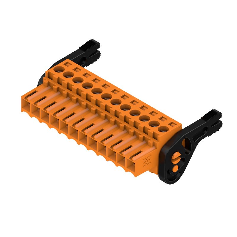 1687750000 - 3.50 mm 12-Pole Female Connector, 180° Clamping Yoke  (Pack of 36)