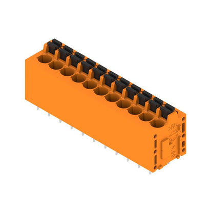 1330280000 - Orange 11-Pole Terminal Block, 5mm Pitch, Push In Connection  (Pack of 25)