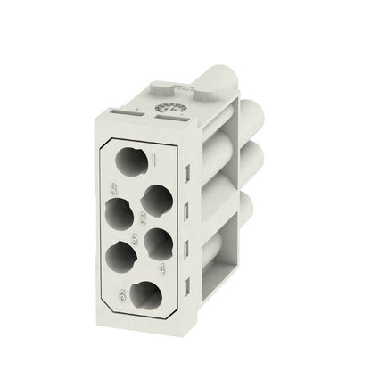 1505660000 - 6-Pole 16A Signal Module for 830V Female Connection
