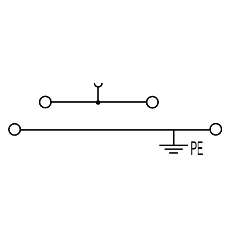 8671120000 - Double-Tier Feed-Through Terminal, 4mm², 800V, Beige Finish  (Pack of 50)