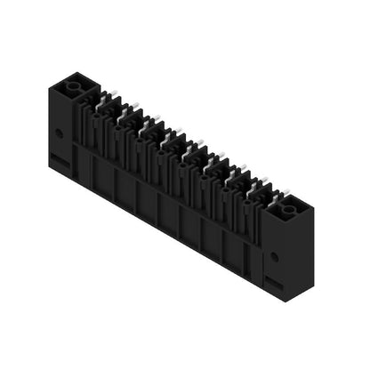 1851190000 - 10.16mm 9-Pole Male Header PCB Connector with Elbow Flange  (Pack of 12)