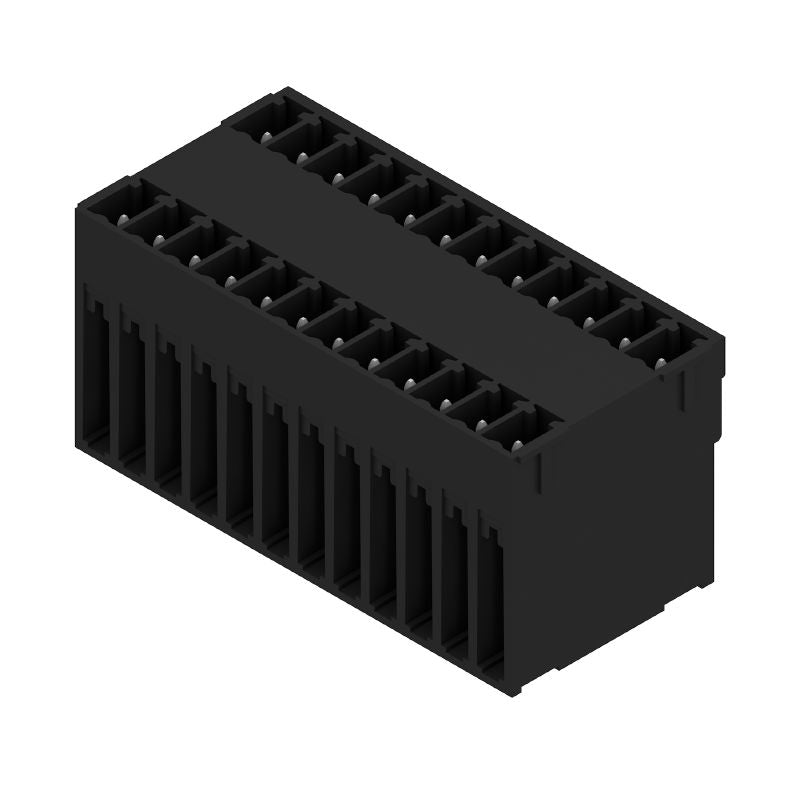 1031410000 - 24-Pole 3.81mm Male PCB Connector with 180° Elbow  (Pack of 50)