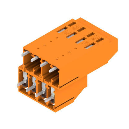 1977260000 - 8-Pole 90° PCB Terminal with 3.2mm Solder Pins  (Pack of 50)