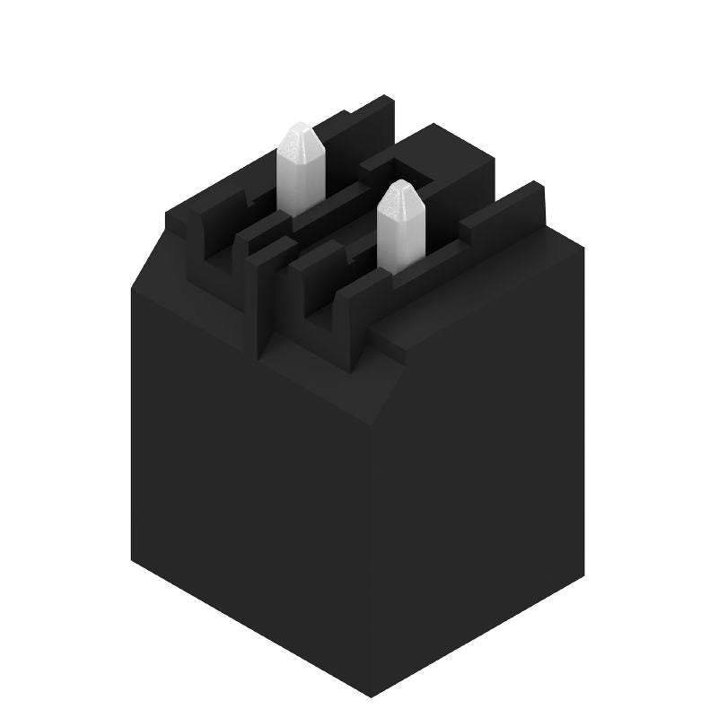 1752982001 - 3.50mm Male PCB Connector, 180° Angle, Black Finish  (Pack of 100)