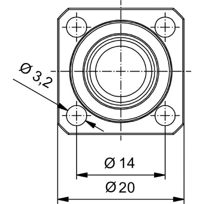 2424310000 - 4-Pole M12 Connector, IP67, 250V, Built-in Plugs  (Pack of 10)