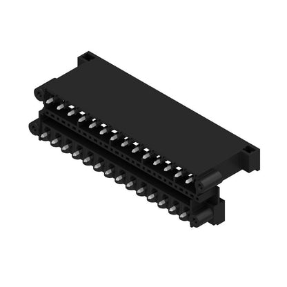 1881310000 - 28-Pole 5.08mm Male Header Connector with Flange, Black  (Pack of 12)