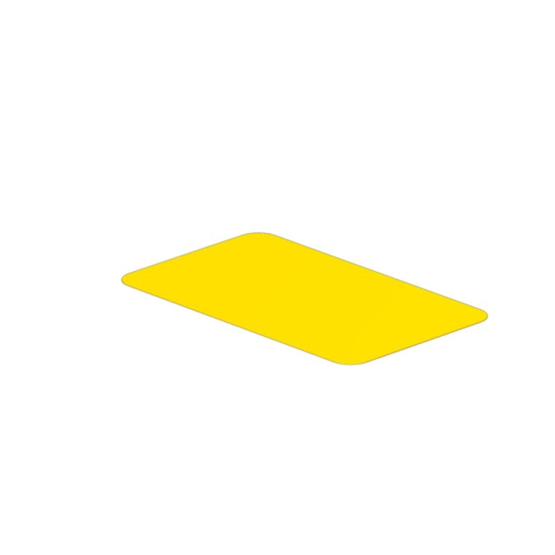 1058740000 - Self-Adhesive 9x15mm Yellow Device Markers for Printing