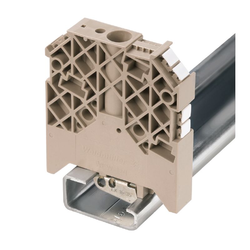 1067600000 - Dark Beige End Bracket for TS 32 Mounting Rail  (Pack of 50)