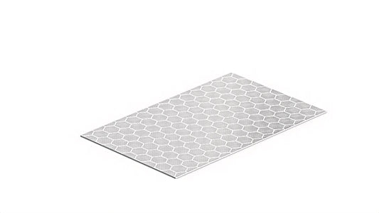 RF508 - Durable Self-Adhesive Reflector Foil 80 × 50 mm for Easy Mounting