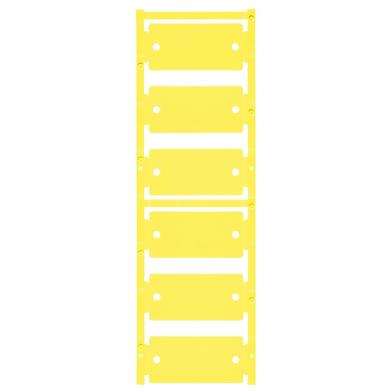 1083160000 - Yellow 30x60mm ClipCard Device Markers with Mounting Hole  (Pack of 30)