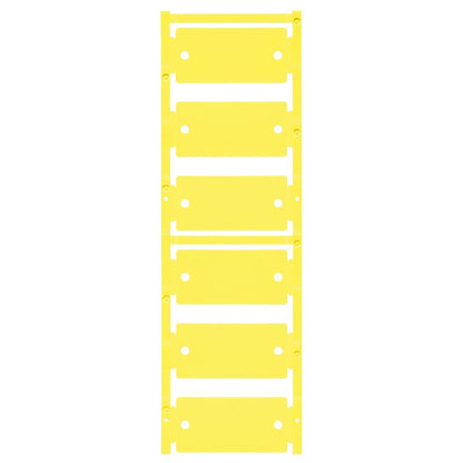 1083160000 - Yellow 30x60mm ClipCard Device Markers with Mounting Hole  (Pack of 30)