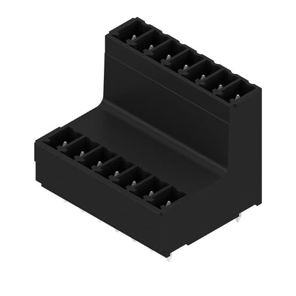 1035530000 - 14-Pole 3.81mm PCB Connector, THT/THR Solder, Black Box  (Pack of 50)