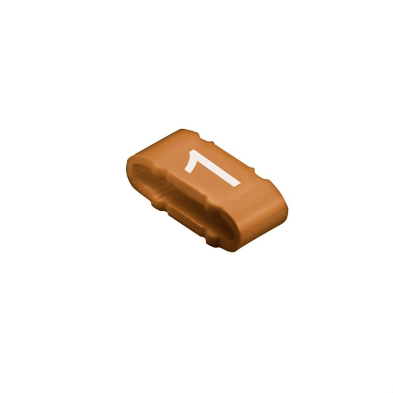 1733651506 - Brown PVC Cable Markers, RoHS Compliant, 100 Pack  (Pack of 100)