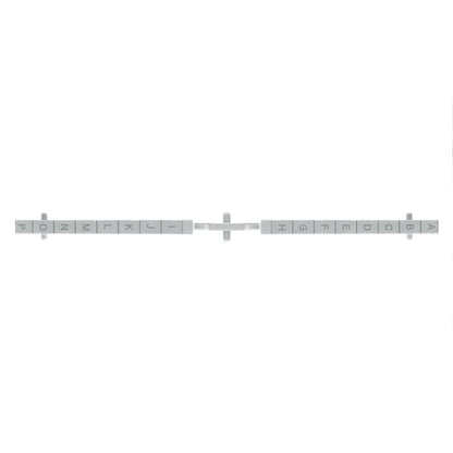 1297880000 - Durable Grey Polycarbonate Partition Plate for Horizontal Mounting  (Pack of 10)