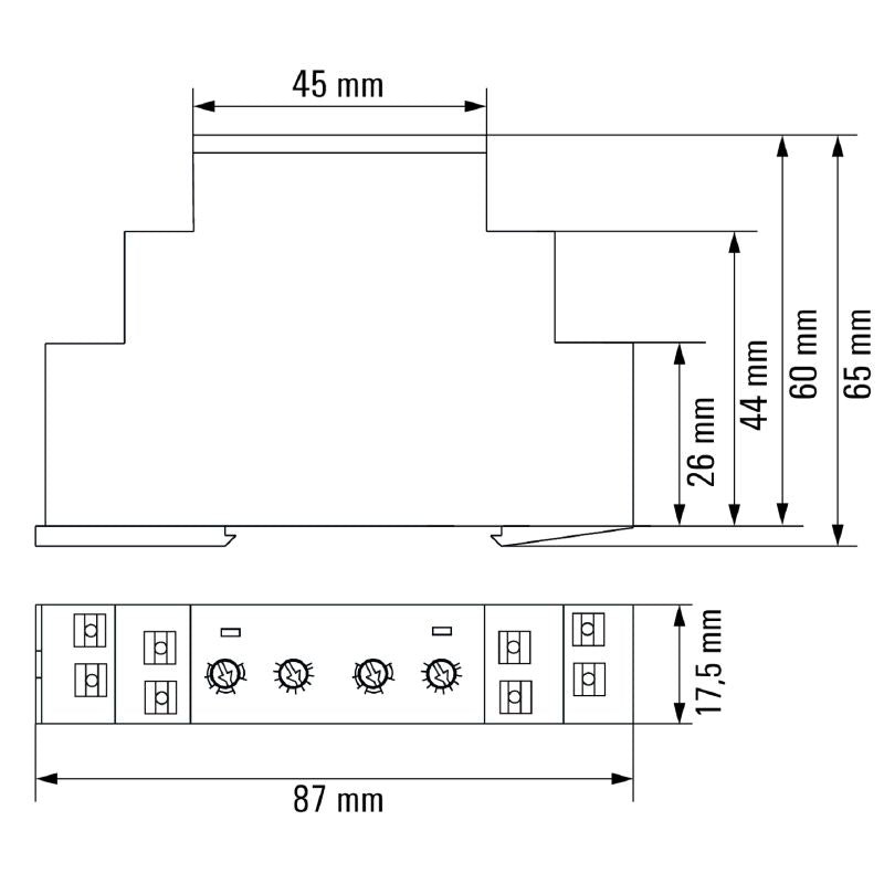 2898320000 - TFI-SERIES 12-240V Multi-Function Timing Relay with 1 CO Contact