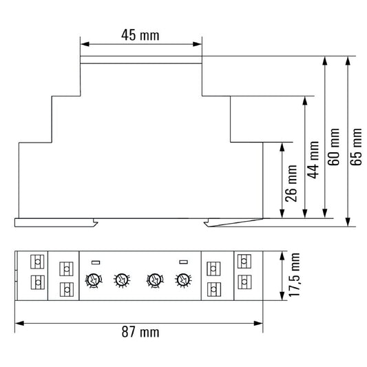 2898320000 - TFI-SERIES 12-240V Multi-Function Timing Relay with 1 CO Contact