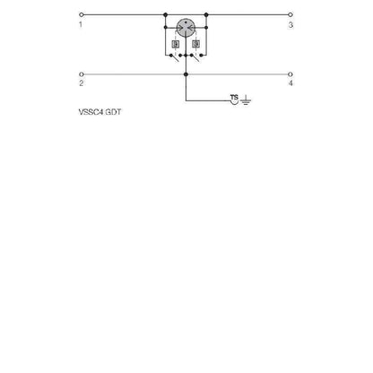 1064050000 - VSSC4 GDT Surge Protector for AC/DC Applications, <1000V Limit  (Pack of 5)