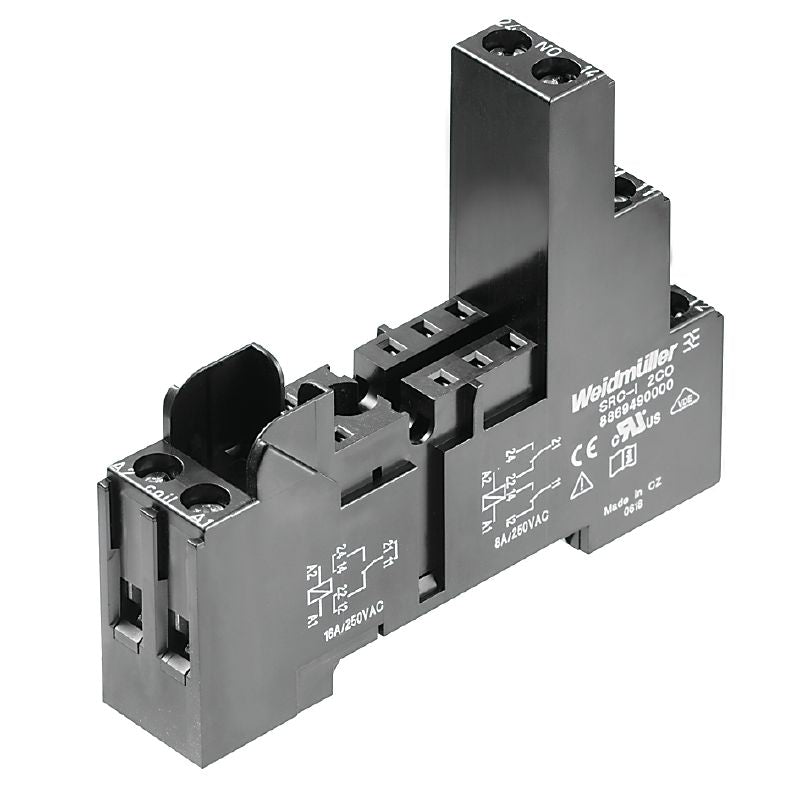 8869470000 - SRC-I Relay Socket with 1 CO Contact, 12A Rating  (Pack of 10)