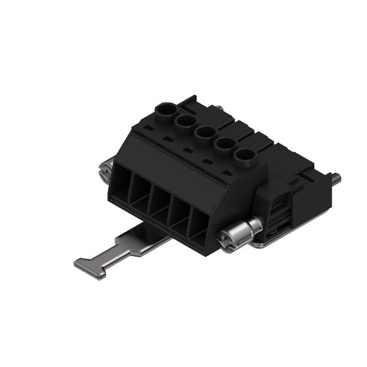 1951170000 - 7.62mm 5-Pole Male Plug Connector, 180° Clamping Yoke  (Pack of 25)