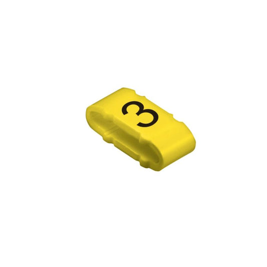 1733651511 - Yellow PVC Cable Marker, 4x11.3mm, -30 to 80 °C  (Pack of 100)