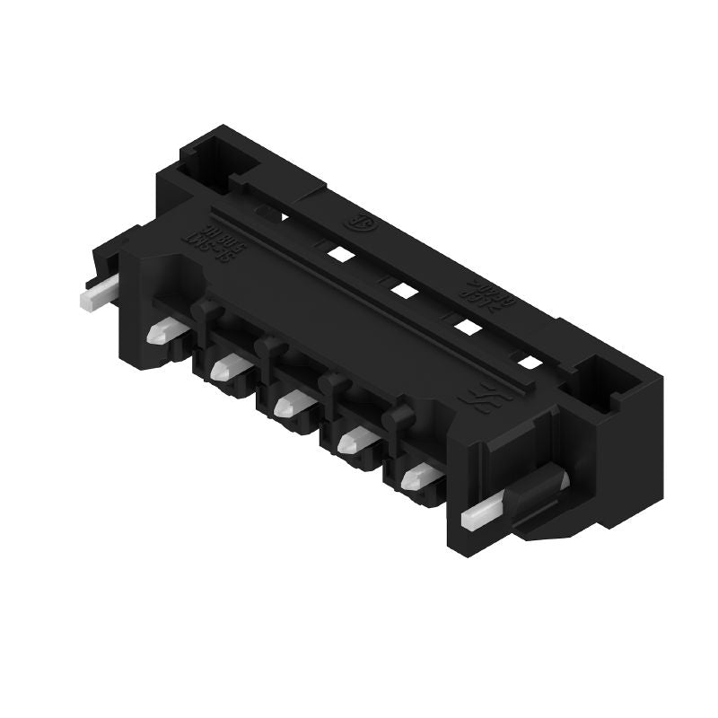 1776392001 - 5-Pole Black PCB Header Connector, 5.08mm Pitch, Solder Flange  (Pack of 48)