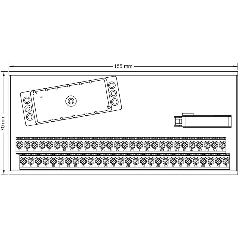 1126750000 - ELCO Plug-In Connector, 60mm Depth, RoHS & UL Certified