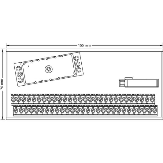 1126750000 - ELCO Plug-In Connector, 60mm Depth, RoHS & UL Certified