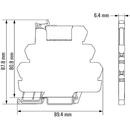2855820000 - 24V Relay Module with CO Contact, 6A Capacity  (Pack of 10)