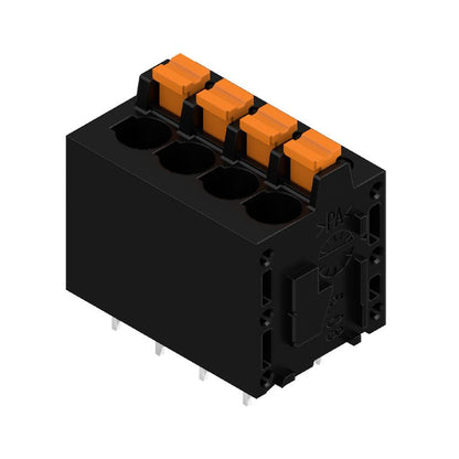 1426080000 - 5.08mm Black PCB Terminal, 4 Poles, 180° Angle  (Pack of 70)