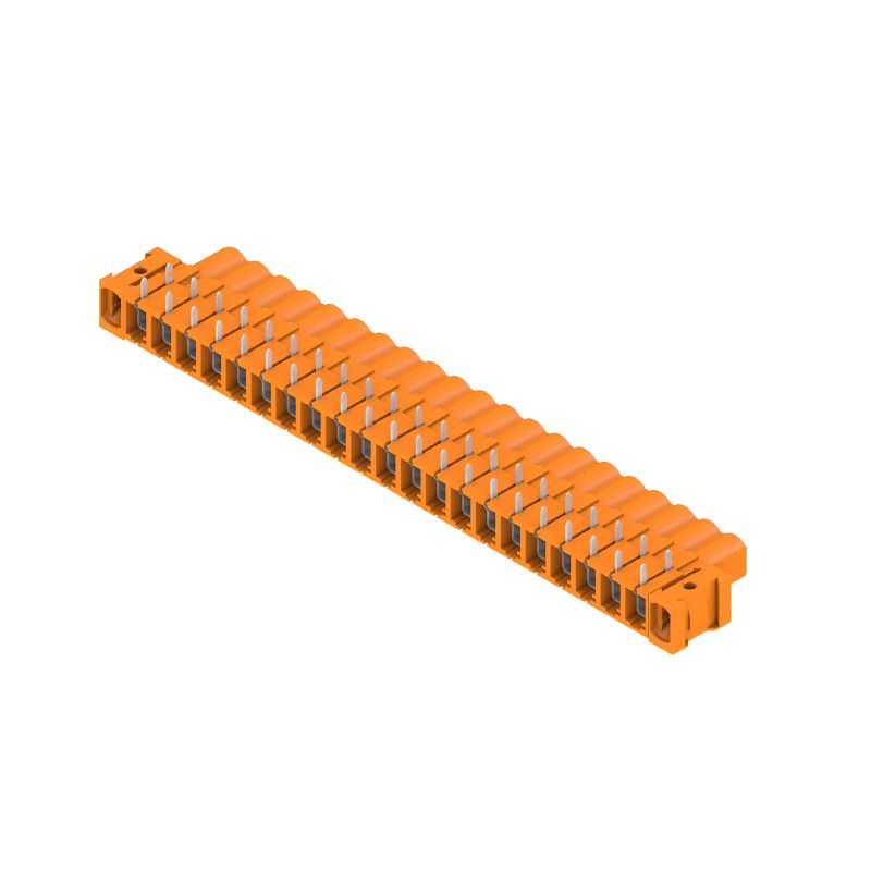 1843940000 - 21-Pole 5.08mm PCB Connector with 90° Angle and Orange Finish  (Pack of 12)