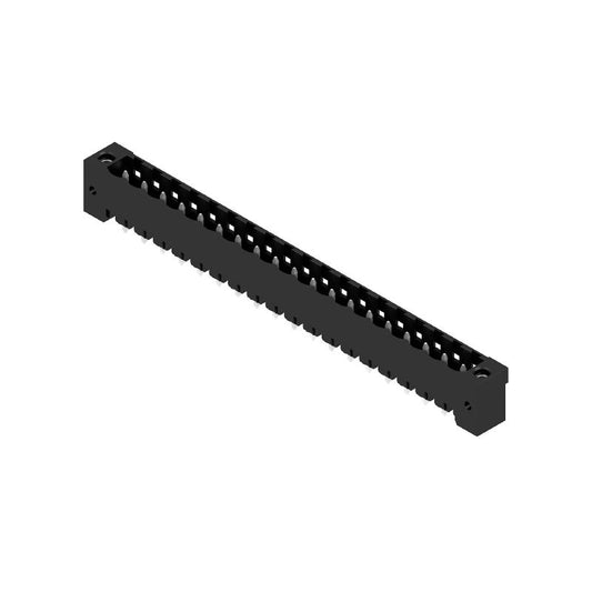 1149020000 - Black 19-Pole Flange Connector, 5.08mm Pitch, 3.2mm Solder Pins  (Pack of 12)