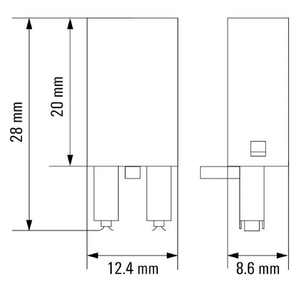 7760056014 - D-Series RC Filter 28mm with Plug-In Connection  (Pack of 10)