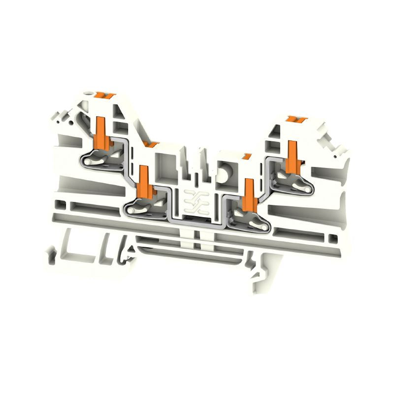2847540000 - 2.5mm² Terminal Block, 24A, PUSH IN Mechanism  (Pack of 50)