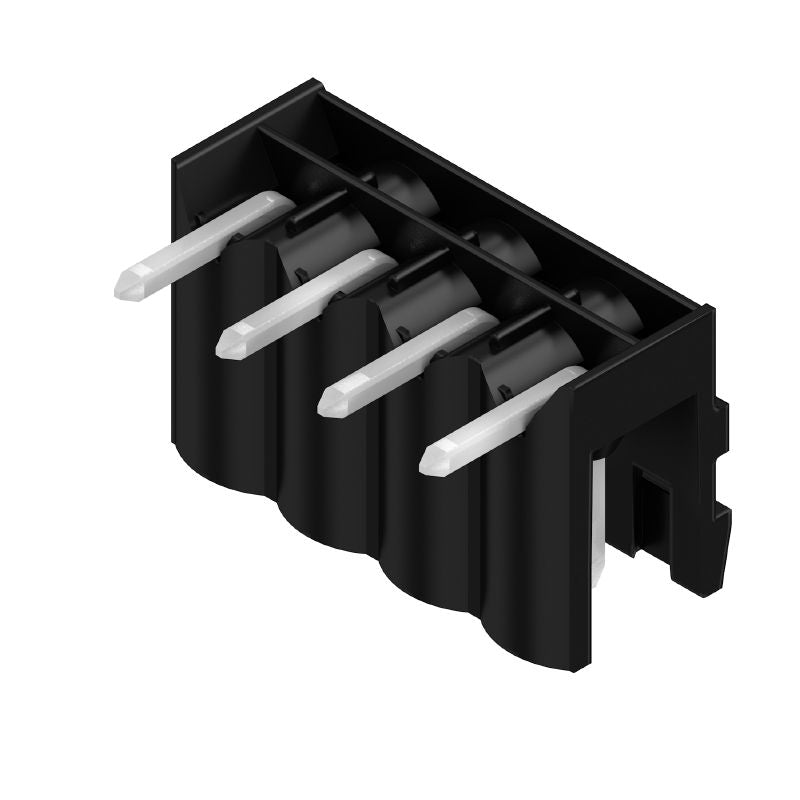 1626010000 - 4-Pole Black PCB Connector, 5mm Pitch, THT Solder  (Pack of 100)