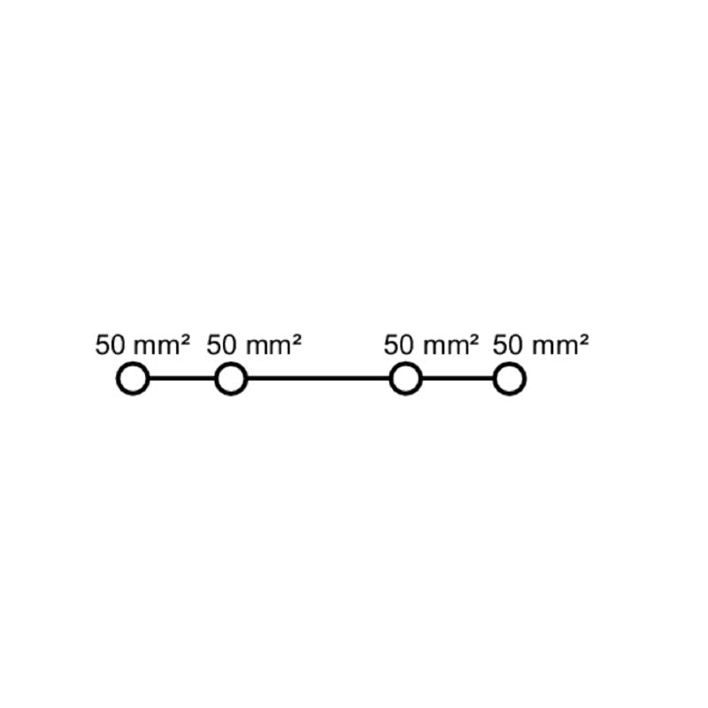 2502590000 - Blue 50mm² Terminal, 150A Capacity, RoHS Compliant  (Pack of 5)